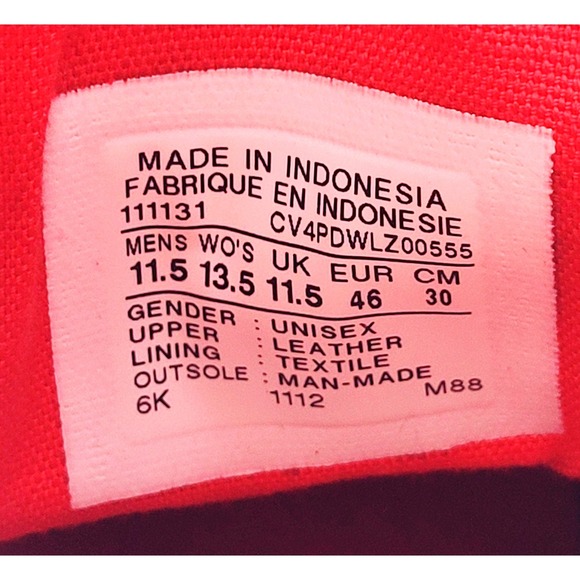 Converse All Star High Top Patent‎ Leather Sneakers - Size 11.5 - Picture 7 of 7